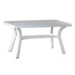 Αγόρασε ROMA 80Χ140Χ72εκ. ΛΕΥΚΟ ΤΡΑΠΕΖΙ σε μοναδική τιμή στο clickforshop.gr