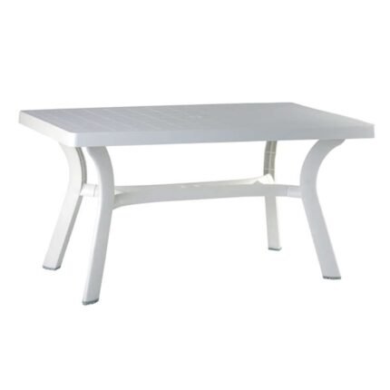 Αγόρασε ROMA 80Χ140Χ72εκ. ΛΕΥΚΟ ΤΡΑΠΕΖΙ σε μοναδική τιμή στο clickforshop.gr