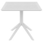 Αγόρασε SKY WHITE 80X80X74εκ. ΤΡΑΠΕΖΙ ΠΟΛ/ΝΙΟΥ σε μοναδική τιμή στο clickforshop.gr