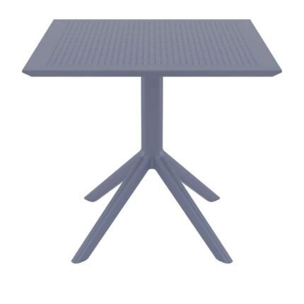 Αγόρασε SKY DARK GREY 80X80X74εκ. ΤΡΑΠΕΖΙ ΠΟΛ/ΝΙΟΥ σε μοναδική τιμή στο clickforshop.gr