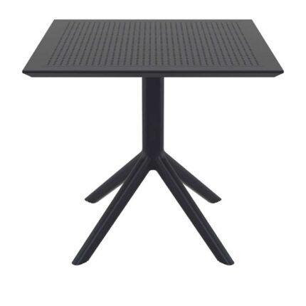 Αγόρασε SKY BLACK 80X80X74εκ. ΤΡΑΠΕΖΙ ΠΟΛ/ΝΙΟΥ σε μοναδική τιμή στο clickforshop.gr