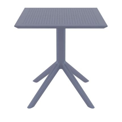 Αγόρασε SKY DARK GREY 70X70X74εκ. ΤΡΑΠΕΖΙ ΠΟΛ/ΝΙΟΥ σε μοναδική τιμή στο clickforshop.gr