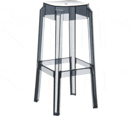 Αγόρασε FOX 75εκ.(Σ2)ΣΚΑΜΠΟ SMOKE GREY 36X36X75εκ. σε μοναδική τιμή στο clickforshop.gr