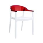 Αγόρασε CARMEN WHITE/RED ΠΟΛΥΘΡΟΝΑ 49X53X79εκ. σε μοναδική τιμή στο clickforshop.gr