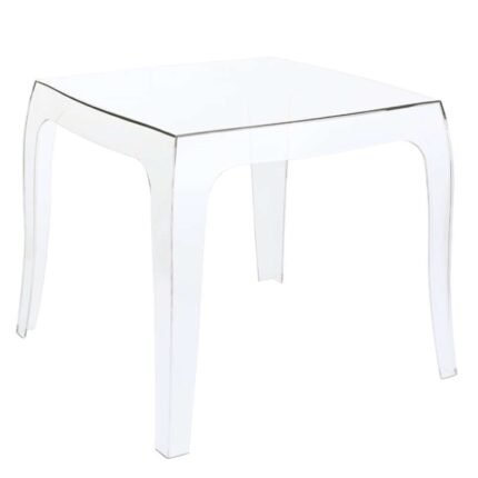 Αγόρασε QUEEN CLEAR TRANSP.(Σ4)51Χ51Χ43εκ. ΤΡΑΠΕΖΙ σε μοναδική τιμή στο clickforshop.gr