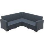 Αγόρασε MONACO DARK GREY ΓΩΝΙΑ ΠΟΛ/ΝΙΟΥ 207Χ207Χ79εκ. σε μοναδική τιμή στο clickforshop.gr