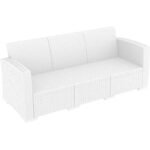 Αγόρασε MONACO WHITE 3ΘΕΣΙΟΣ ΚΑΝΑΠΕΣ ΠΟΛ/ΝΙΟΥ 198X79X79εκ. σε μοναδική τιμή στο clickforshop.gr