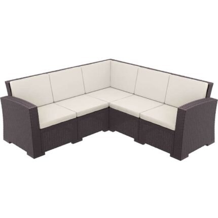 Αγόρασε MONACO BROWN ΓΩΝΙΑ ΜΕ ΜΑΞΙΛΑΡΙ ΠΟΛ/ΝΙΟΥ 207X207X79εκ. σε μοναδική τιμή στο clickforshop.gr