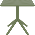 Αγόρασε SKY OLIVE GREEN 70X70X74εκ. ΤΡΑΠΕΖΙ ΠΟΛ/ΝΙΟΥ σε μοναδική τιμή στο clickforshop.gr