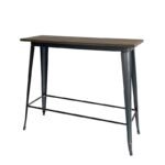 Αγόρασε TEXAS ΜΠΑΡ ΜΑΥΡΟ ΜΑΤ ΤΡΑΠΕΖΙ 120Χ40Χ109εκ.ΜΕΤΑΛΛΟ/ΞΥΛΟ σε μοναδική τιμή στο clickforshop.gr