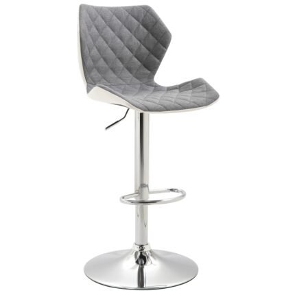 Αγόρασε Σκαμπό Μπάρ 2τμχ Bar90 Γκρί Ύφασμα 47x50x114εκ. σε μοναδική τιμή στο clickforshop.gr