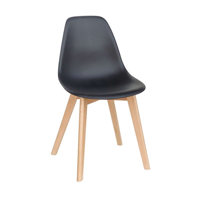 Καρέκλα Τραπεζαρίας Ξύλινη 4τμχ Loft Plus Μαύρο PP 46x46x41-81εκ. Αγόρασε Καρέκλα Τραπεζαρίας Ξύλινη 4τμχ Loft Plus Μαύρο PP 46x46x41-81εκ. σε μοναδική τιμή στο clickforshop.gr
