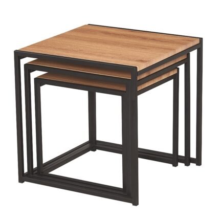 Αγόρασε ALBA SET 3 ΤΜΧ ΤΡΑΠΕΖΑΚΙΑ OAK GRAIN 45Χ45Χ45-40Χ40Χ40-35Χ35Χ35εκ. σε μοναδική τιμή στο clickforshop.gr