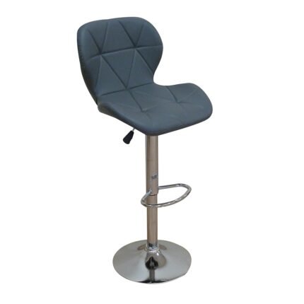 Αγόρασε Σκαμπό Μπάρ 2τμχ Bar91 Grey Pu 48x49x109εκ. σε μοναδική τιμή στο clickforshop.gr