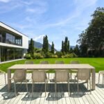 Αγόρασε Σετ Τραπεζαρίας 11τμχ Vegas Air Taupe 100X260/300Χ75εκ. σε μοναδική τιμή στο clickforshop.gr