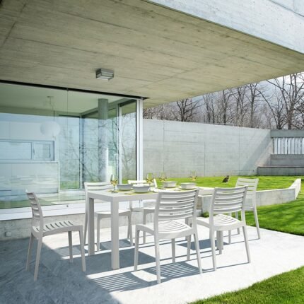 Αγόρασε Σετ Τραπεζαρίας 7τμχ Ares Ares White 140Χ80Χ75εκ. σε μοναδική τιμή στο clickforshop.gr