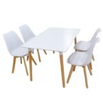 Αγόρασε Σετ Τραπεζαρίας Logan Plus White Randy 5τμχ 120Χ80X72εκ. σε μοναδική τιμή στο clickforshop.gr