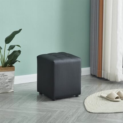Αγόρασε CUBE BLACK PU ΣΚΑΜΠΟ 35X35X42εκ. σε μοναδική τιμή στο clickforshop.gr