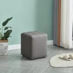 Αγόρασε CUBE GREY PU ΣΚΑΜΠΟ 35X35X42εκ. σε μοναδική τιμή στο clickforshop.gr