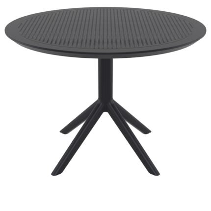 Αγόρασε SKY BLACK Φ105X74εκ. ΤΡΑΠΕΖΙ ΠΟΛ/ΝΙΟΥ σε μοναδική τιμή στο clickforshop.gr