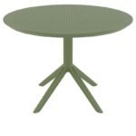 Αγόρασε SKY OLIVE GREEN Φ105X74εκ. ΤΡΑΠΕΖΙ ΠΟΛ/ΝΙΟΥ σε μοναδική τιμή στο clickforshop.gr