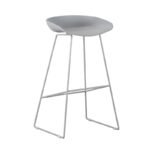 Αγόρασε LETO GREY PP ΣΚΑΜΠΟ ΜΕΤΑΛΛΙΚΟ 46X44X75-84εκ. σε μοναδική τιμή στο clickforshop.gr