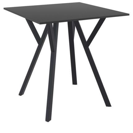 Αγόρασε MAX ΤΡΑΠΕΖΙ 70Χ70Χ74εκ. BLACK LAMINATE 12mm σε μοναδική τιμή στο clickforshop.gr