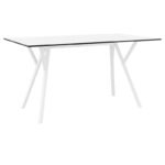 Αγόρασε MAX ΤΡΑΠΕΖΙ 140X80Χ74εκ. WHITE LAMINATE 12mm σε μοναδική τιμή στο clickforshop.gr