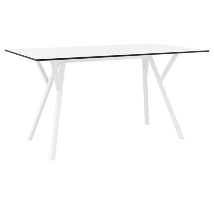 Αγόρασε MAX ΤΡΑΠΕΖΙ 140X80Χ74εκ. WHITE LAMINATE 12mm σε μοναδική τιμή στο clickforshop.gr