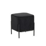 Αγόρασε BELLA/S ΣΚΑΜΠΟ BLACK VELVET ΥΦΑΣΜΑ 36X36Χ38εκ. σε μοναδική τιμή στο clickforshop.gr