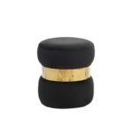 Αγόρασε LINDA/R ΣΚΑΜΠΟ BLACK VELVET ΥΦΑΣΜΑ Φ.37Χ43εκ. σε μοναδική τιμή στο clickforshop.gr