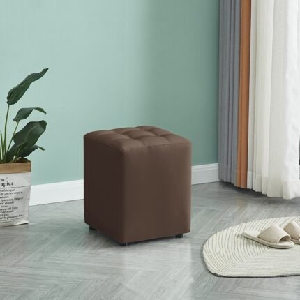 Αγόρασε CUBE BROWN PU ΣΚΑΜΠΟ 35X35X42εκ. σε μοναδική τιμή στο clickforshop.gr