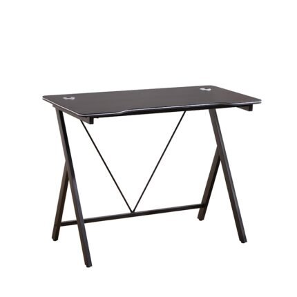 Αγόρασε ΓΡΑΦΕΙΟ 100X50X75εκ.ΜΑΥΡΟ MDF/ΜΑΥΡΟ ΜΕΤΑΛΛΙΚΟ σε μοναδική τιμή στο clickforshop.gr