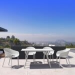 Αγόρασε Σετ Τραπεζαρίας 5τμχ Max Sky Pro White 140X80Χ74εκ. σε μοναδική τιμή στο clickforshop.gr