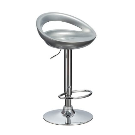 Αγόρασε Σκαμπό Μπάρ 2τμχ Bar18 Ασημί Abs 46x39x97εκ. σε μοναδική τιμή στο clickforshop.gr