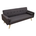 Αγόρασε RONY BROWN/GREY ΥΦΑΣΜΑ ΚΑΝΑΠΕΣ-ΚΡΕΒΑΤΙ 179X80X75εκ. σε μοναδική τιμή στο clickforshop.gr