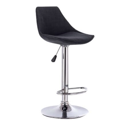 Αγόρασε Σκαμπό Μπάρ 2τμχ Bar88 Black/Grey Ύφασμα 38x46x105εκ. σε μοναδική τιμή στο clickforshop.gr