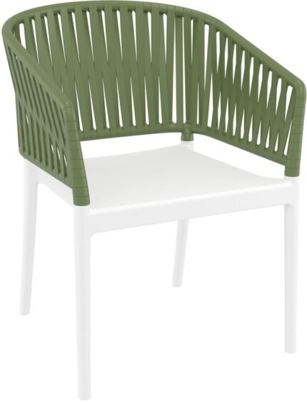 Αγόρασε PORTOFINO WHITE/OLIVE GREEN ΠΟΛΥΘΡΟΝΑ ΠΟΛ/ΝΙΟΥ 58X58X80εκ. σε μοναδική τιμή στο clickforshop.gr
