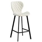Αγόρασε Σκαμπό Μπάρ 2τμχ Martin 73εκ. Off White Ύφασμα 45x49x73-106εκ. σε μοναδική τιμή στο clickforshop.gr