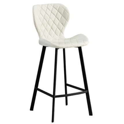 Αγόρασε Σκαμπό Μπάρ 2τμχ Martin 73εκ. Off White Ύφασμα 45x49x73-106εκ. σε μοναδική τιμή στο clickforshop.gr