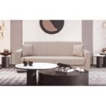 Αγόρασε ANIMA LIGHT BROWN ΥΦΑΣΜΑ 3ΘΕΣΙΟΣ ΚΑΝΑΠΕΣ/ΚΡΕΒΑΤΙ ΜΕ ΑΠΟΘ.ΧΩΡΟ 210X80X75εκ. σε μοναδική τιμή στο clickforshop.gr