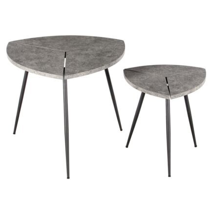 Αγόρασε INDY SET CEMENT COLOR ΤΡΑΠΕΖΙ ΣΑΛΟΝΙΟΥ 60X60X50εκ. 40Χ40Χ40εκ. σε μοναδική τιμή στο clickforshop.gr