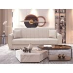 Αγόρασε ELVA LIGHT BROWN ΥΦΑΣΜΑ 3ΘΕΣΙΟΣ ΚΑΝΑΠΕΣ/ΚΡΕΒΑΤΙ ΜΕ ΑΠΟΘ.ΧΩΡΟ 210X80X75εκ. σε μοναδική τιμή στο clickforshop.gr