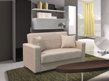 Αγόρασε ROVER LIGHT BROWN ΥΦΑΣΜΑ 2ΘΕΣΙΟΣ ΚΑΝΑΠΕΣ/ΚΡΕΒΑΤΙ ΜΕ ΑΠΟΘ.ΧΩΡΟ 150Χ80Χ75εκ. σε μοναδική τιμή στο clickforshop.gr