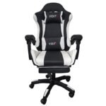 Αγόρασε A6060 ΜΑΥΡΟ/ΛΕΥΚΟ ΠΟΛΥΘΡΟΝΑ GAMING/ΜΕ ΥΠΟΠΟΔΙΟ 64X62X113-121εκ. σε μοναδική τιμή στο clickforshop.gr