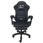 Αγόρασε A6060 ΜΑΥΡΟ ΠΟΛΥΘΡΟΝΑ GAMING/ΜΕ ΥΠΟΠΟΔΙΟ 64X62X113-121εκ. σε μοναδική τιμή στο clickforshop.gr