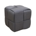 Αγόρασε LINE ΣΚΑΜΠΟ GREY ΥΦΑΣΜΑ 40X40X40εκ. σε μοναδική τιμή στο clickforshop.gr