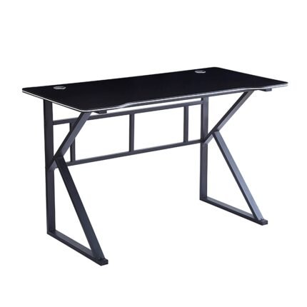 Αγόρασε ΓΡΑΦΕΙΟ 120X60X75εκ.ΜΑΥΡΟ MDF/ΜΑΥΡΟ ΜΕΤΑΛΛΙΚΟ σε μοναδική τιμή στο clickforshop.gr