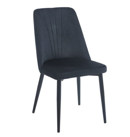 Αγόρασε OLIVIA BLACK VELVET ΥΦΑΣΜΑ ΚΑΡΕΚΛΑ ΜΕΤΑΛΛΙΚΗ 46(59)X58X85εκ. σε μοναδική τιμή στο clickforshop.gr