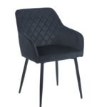 Αγόρασε SIENA BLACK VELVET ΥΦΑΣΜΑ ΠΟΛΥΘΡΟΝΑ ΜΕΤΑΛΛΙΚΗ 54X58X82εκ. σε μοναδική τιμή στο clickforshop.gr